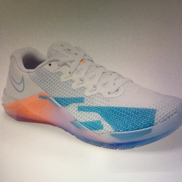 NIKE WOMEN NIB AUTHENTIC METCON5 PRM WHITE/PSYCHIC CROSSING TRAINING SNEAKERS - Picture 17 of 17